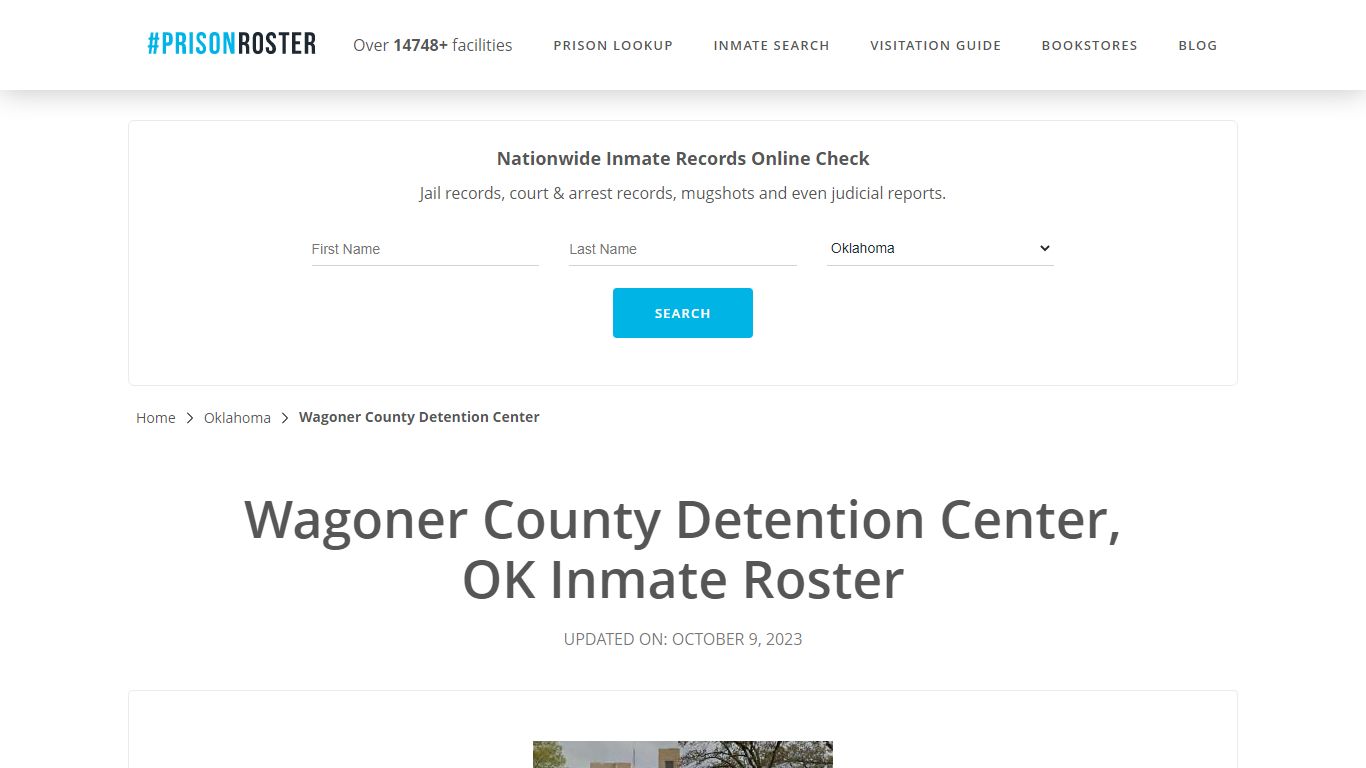 Wagoner County Detention Center, OK Inmate Roster - Prisonroster